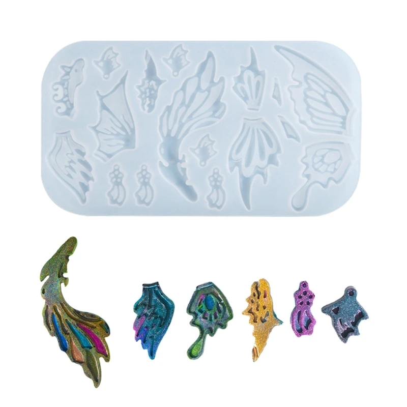 

Three-dimensional Butterflies Ornament Mold Silicone Pendant Mold Earring Epoxy Resin Casting Mold Making Diy Crafts 517F