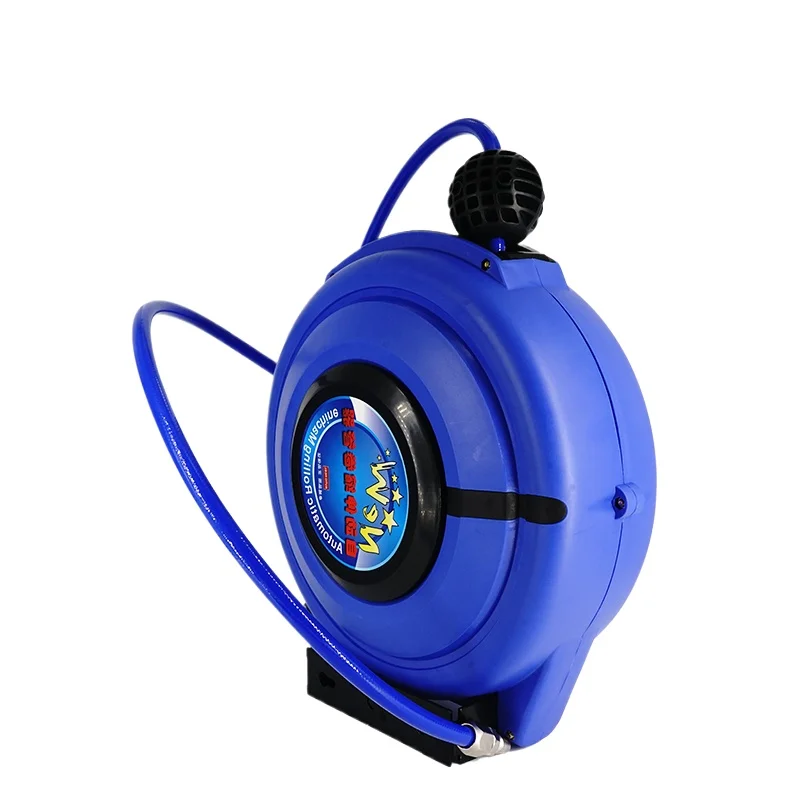Wall Mount Pneumatic Compressor Automatic Compressed Air Hose Reel Retractable Telescopic PU 8*5 10 12 10M 15M 20M 25M