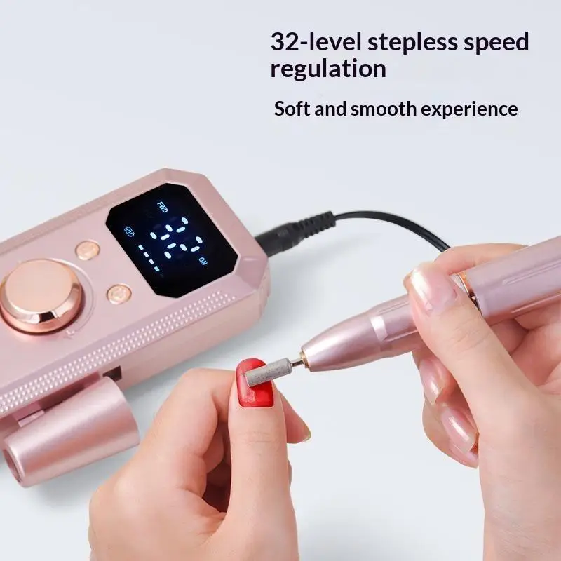 New Electric Nail File Drill Set USB Charging Portable Nail Polisher Foot Repair Tool Professional Nail And Foot Shaping
