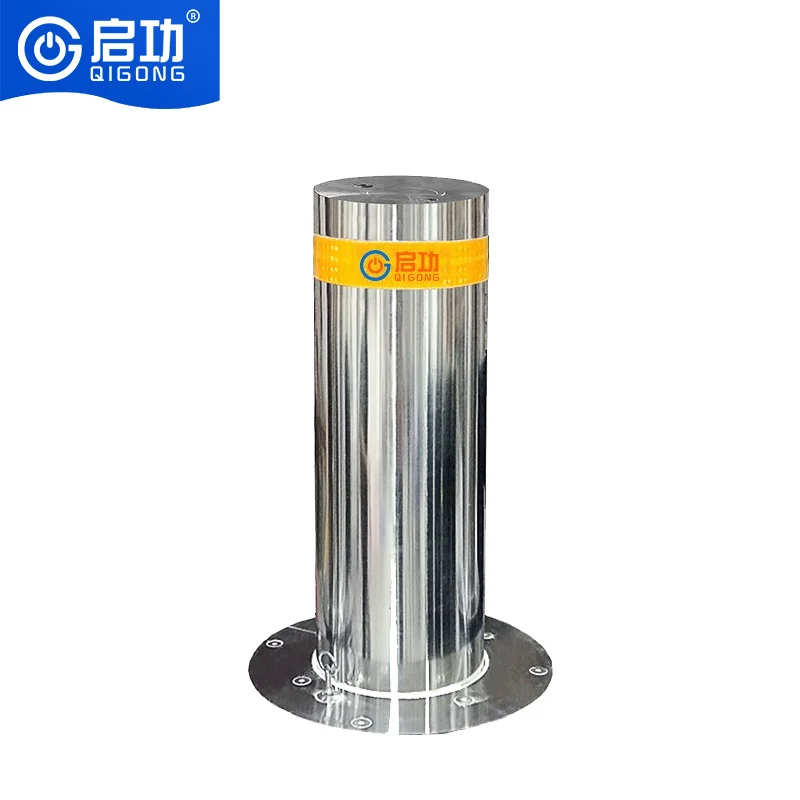 

Qigong School Factory Stainless Steel Traffic Barrier Ground Pile Fixed Hydraulic Bollard