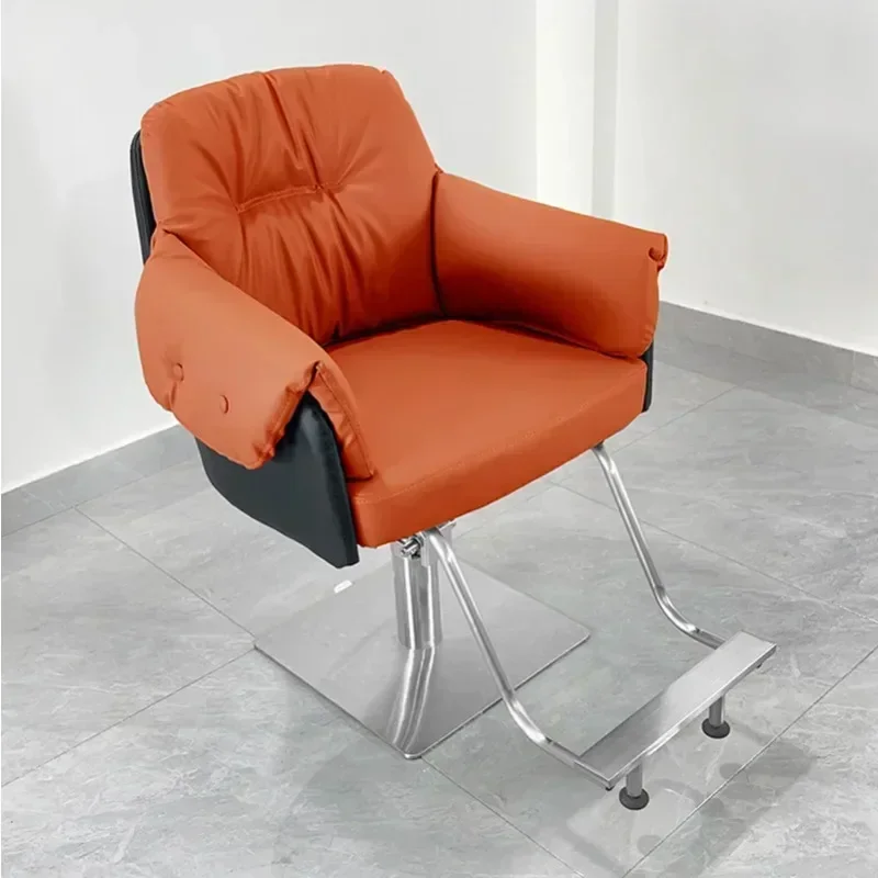 

Swivel Makeup Barber Chairs Salon Cosmetic Tattoo Barber Chairs Luxury Recliner Cadeira Cabeleireiro Commercial Furnitures