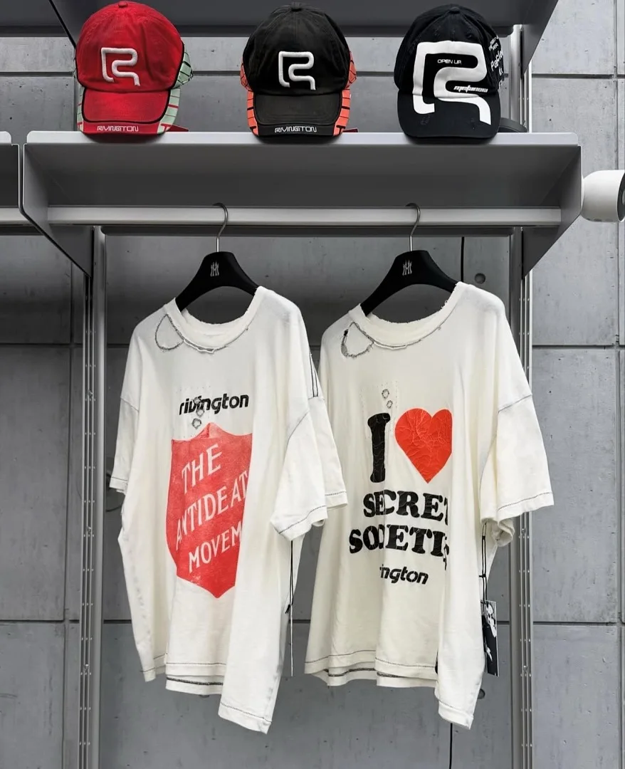 RRR123 The Antideath Movement Shield Graphic T-Shirt Men Vintage Distressed Short Sleeve Tee Oversized Cotton Streetwear Tees