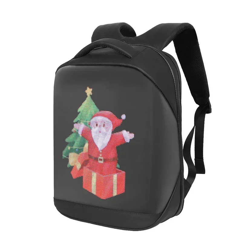 

JWLoy creative LED backpack outdoor backpack men's and women's leisure commuter bag led advertising luminous bag