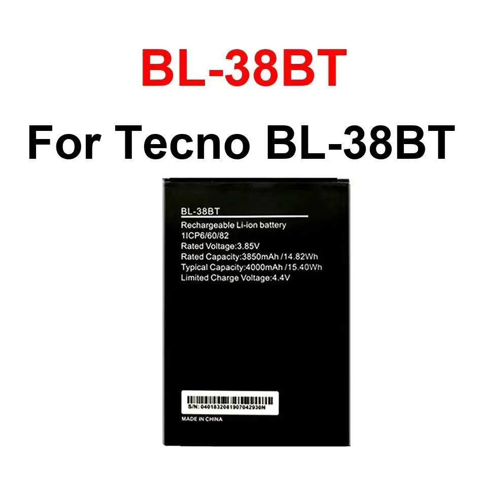 

BL-38BT Battery For Tecno BL-38BT