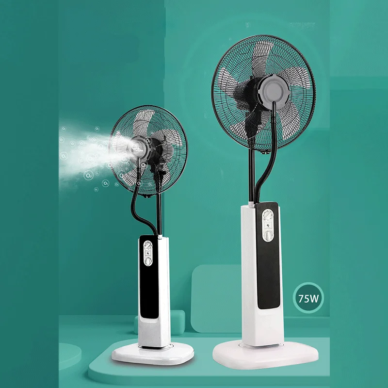 Water Cooler Fan 16 Inch Mechanical Payment air Circulation Vertical Humidifier Fan Spray Fan
