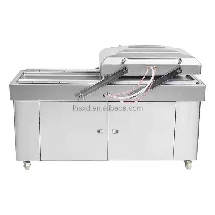 Large Commercial Automatic Sealing Machine for Wet and Dry Rice, Cooked Food and Seafood