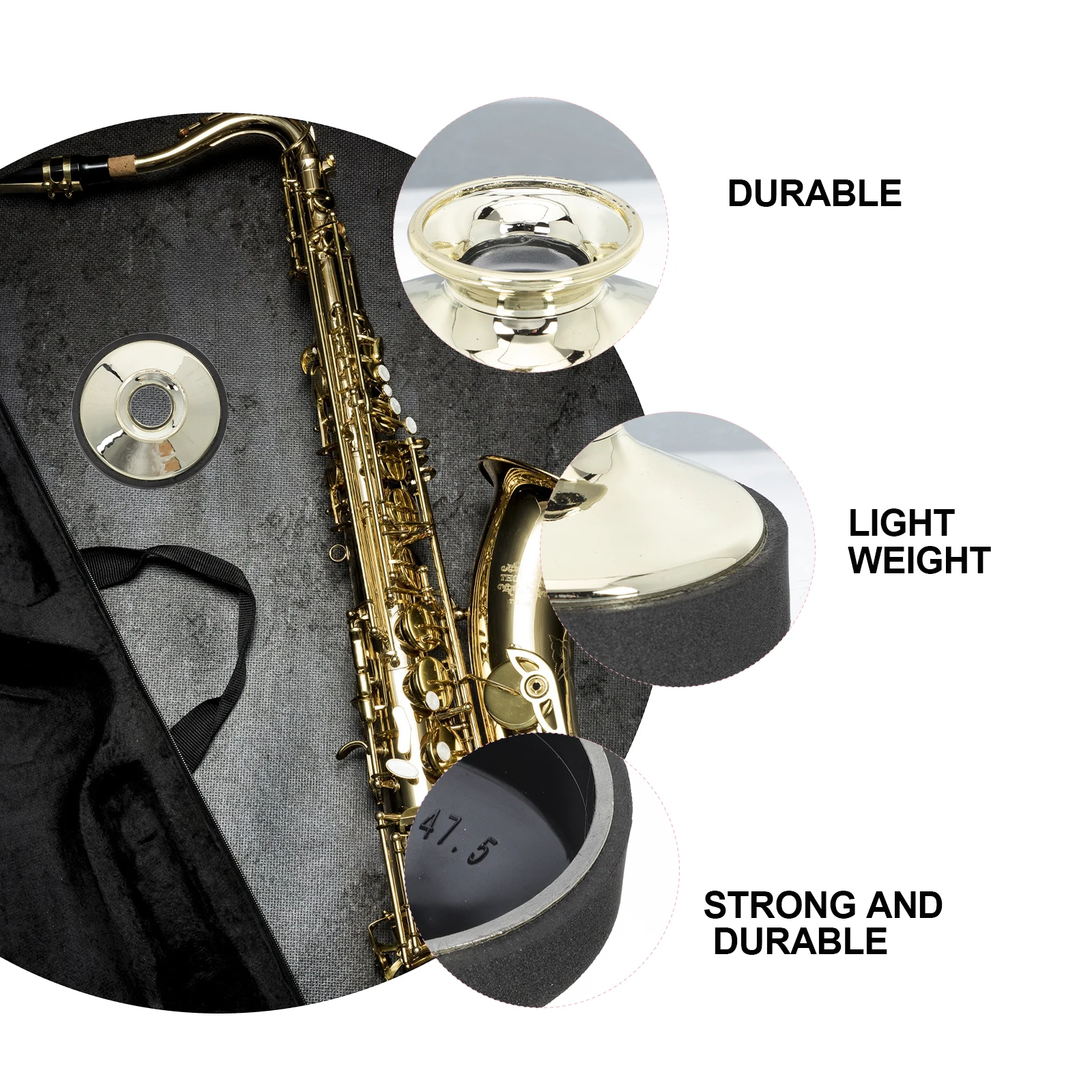

Saxophone Mute Alto Accessories Practice Musical Instrument Accessory Beginner