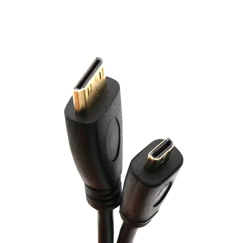 Mini HDMI Compatible To Micro HDMI Compatible Connection Cable, Mobile Computer Connection Cable, Mini Mike HDMI Compatible