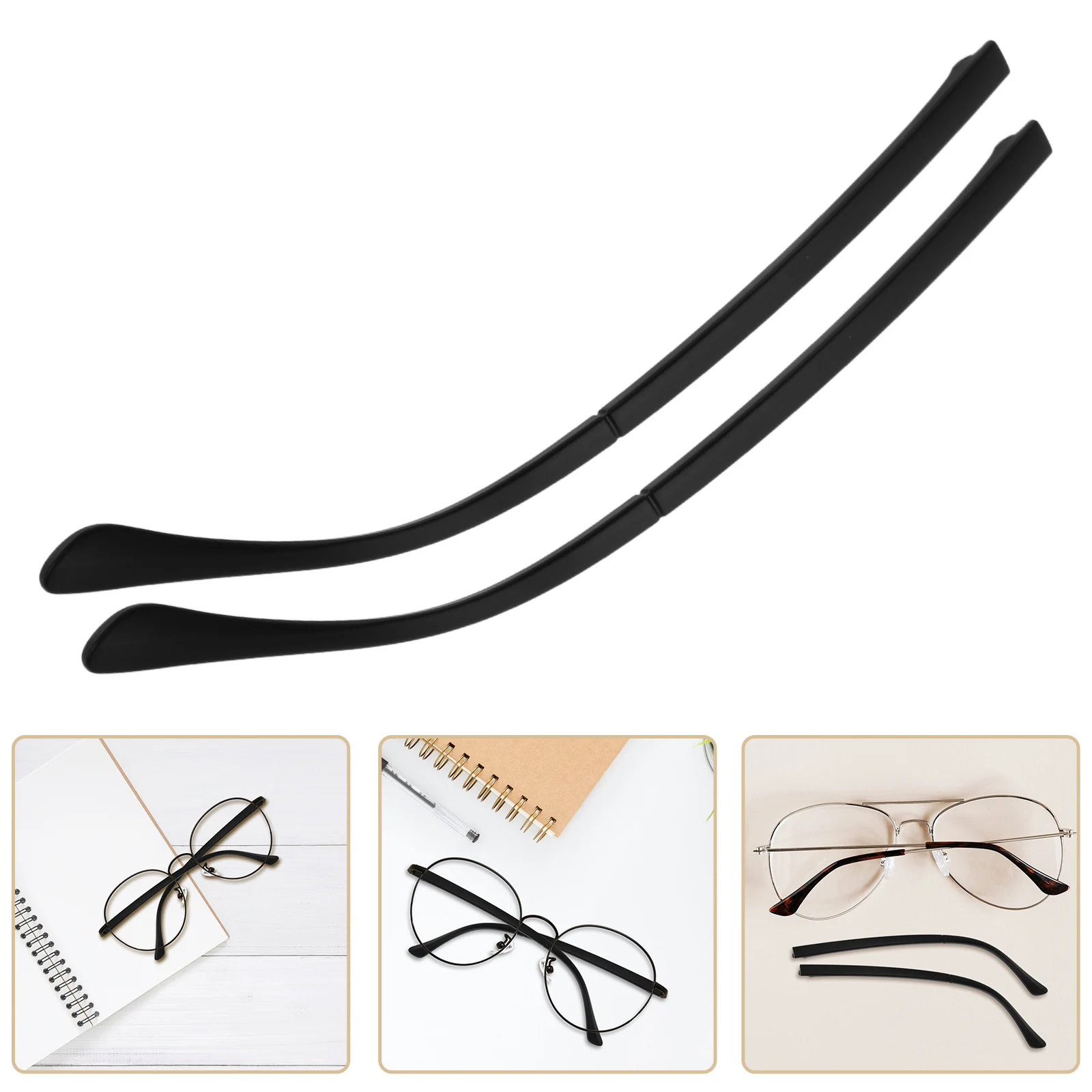 

TR90 Replacement Glasses Arms Eyeglass Repair Kit Hinge Temples for Comfort Fit Style Modern Design