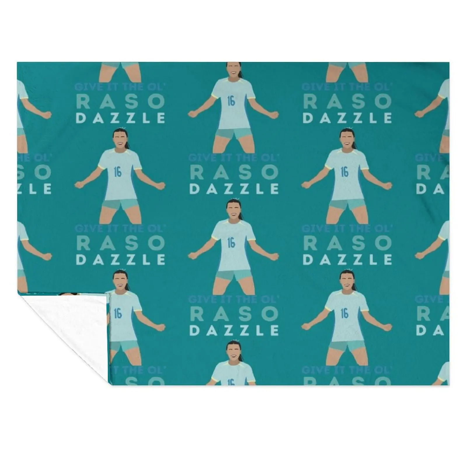

Hayley Raso Matildas Soccer Football Throw Blanket Vintage Sofa Quilt Moving Fashion Sofas Blankets
