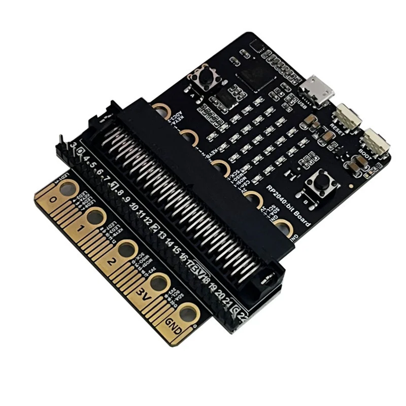 

New!!2PCS For Raspberry Pi PICO RP2040 Bit Motherboard Compatible With BBC Microbit Shape Python Programming Motherboard