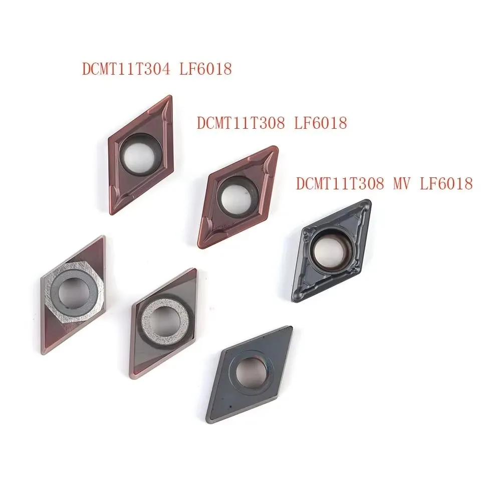 DESKAR DCMT11T304/08 DCMT11T308 MV LF6018 Numerical Control Lathe Inner Hole Rhombus Turning Inserts Processing Stainless Steel