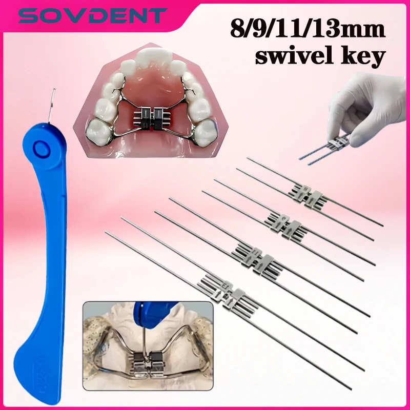 1Pcs Dental Arch Expansion Rapid Palatal Expander Adjustment Implant Screws Stainless Steel 8mm,9mm,11mm,13mm Orthodontic Tools
