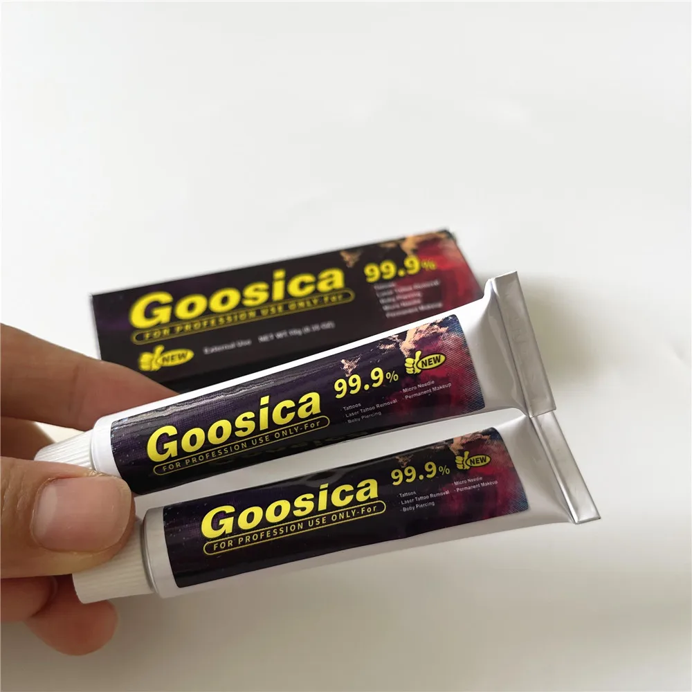 New Arrival 99.9% Goosica Tattoo Cream Pink Before Permanent Makeup Microblading Eyebrow Lips Body Skin10g