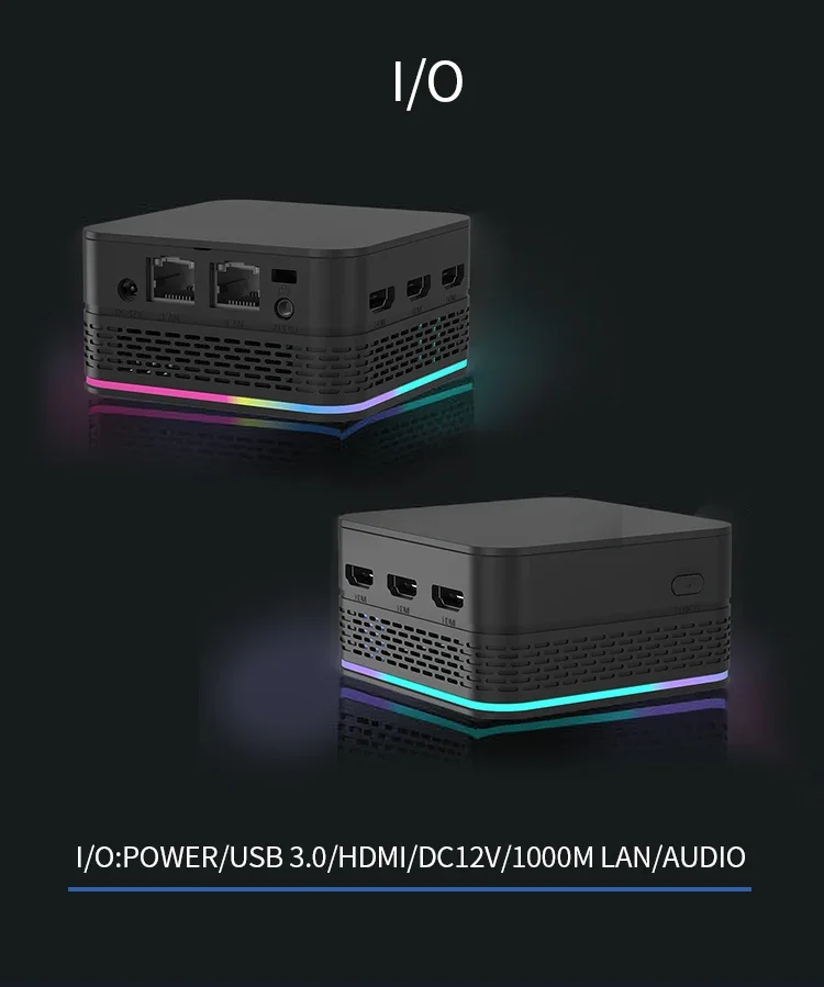T9 Plus Intel N95, 16 GB, 256/512 GB/1 TB, computer tascabile Windows 11 Pro, doppia LAN tre HD 2 * 1000 M Lan NUC