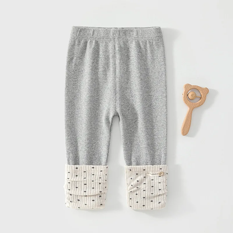 Somenie Baby Spring‑Autumn Casual Leggings, Soft Skin‑friendly Toddler Daily Trousers