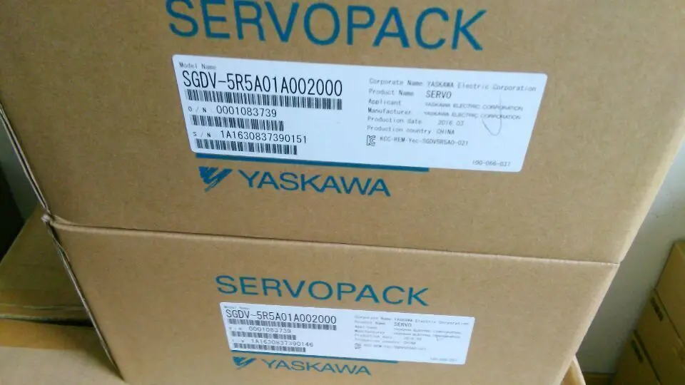 

1PC Yaskawa SGDV-5R5A01A002000 AC Servo Drive SGDV5R5A01A002000 New In Box