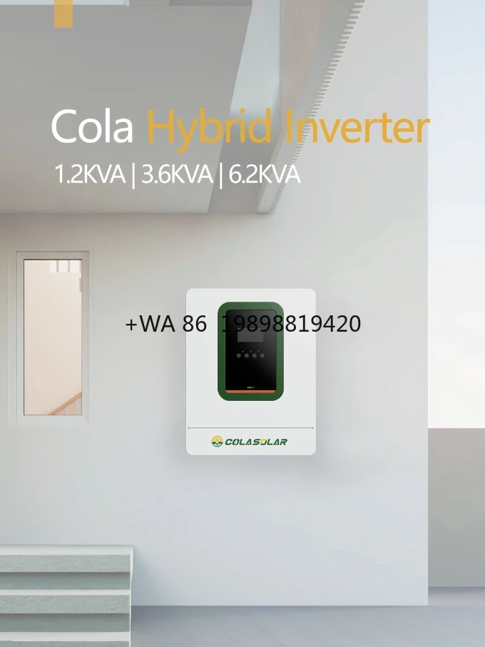 

Hybrid Inverter 1.2KVA 3.6KVA 6.2KVA All in One Pure Sine Wave Solar Inverter Portable Power Stations on Grid