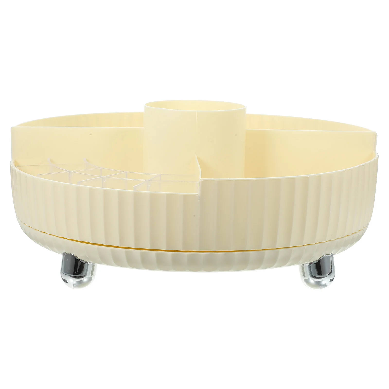 

Skincare Organizer Rotating Base Holds Makeup Perfume and Essentials Compact Turntable Tray for Bathroom Vanity Or Kitchen