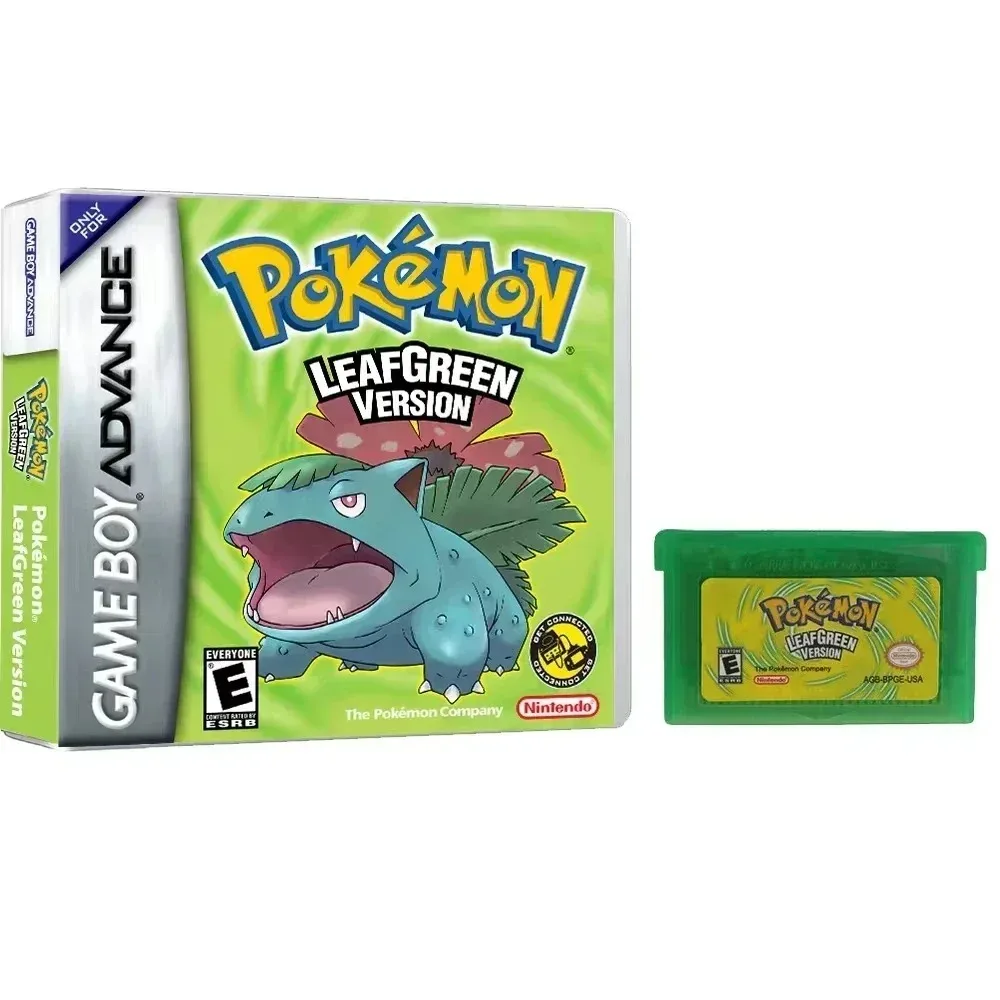 NUOVA serie Pokemon Emerald FireRed Leafgreen Ruby Sapphire 5 versioni Gioco GBA in scatola per cartuccia per videogiochi a 32 bit Nessun manuale