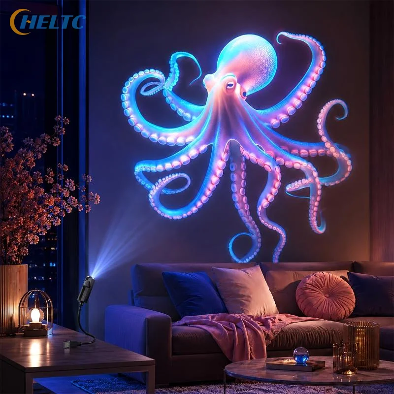 USB Ocean Animal Projector Light 10 Themes Projection Lamp 360° Rotatable For Bedroom Room Party Decor
