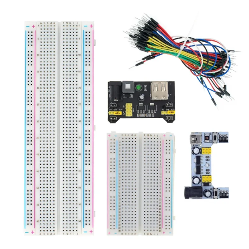 MB-102 MB102 Breadboard 400 830 Point Solderless PCB Bread Board Test Develop Dupont line DIY for arduino laboratory SYB-830