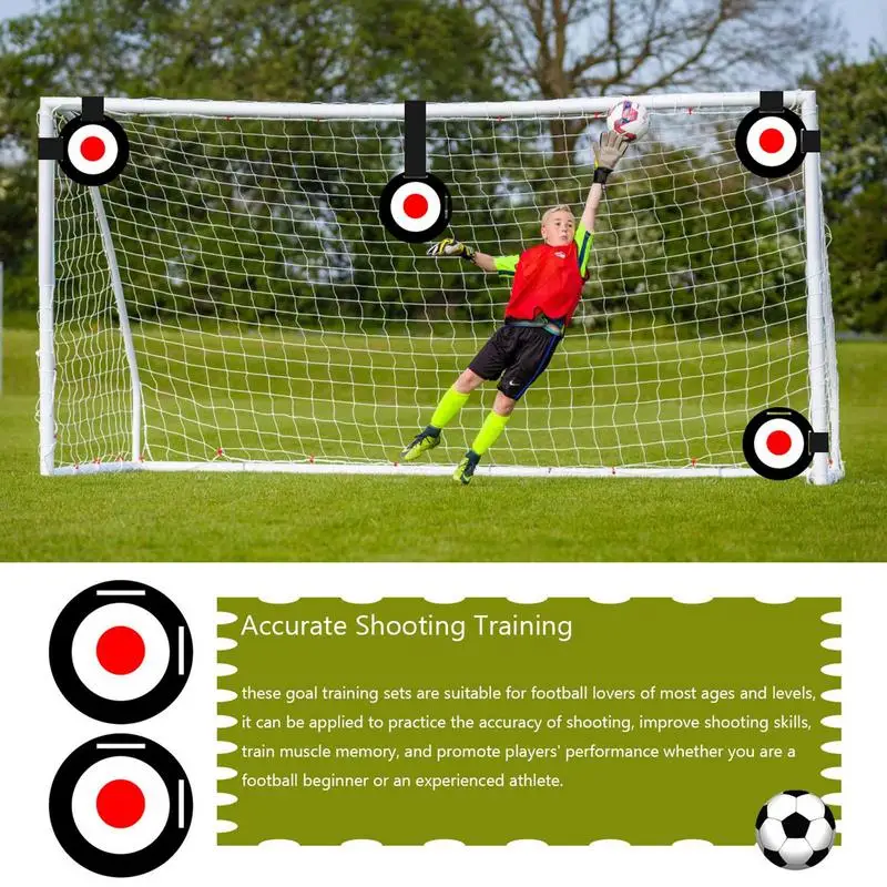 Football Training Target Equipment Goal Practice Accessories Kicking Accuracy Training Goal Target Tray For Home Outdoor