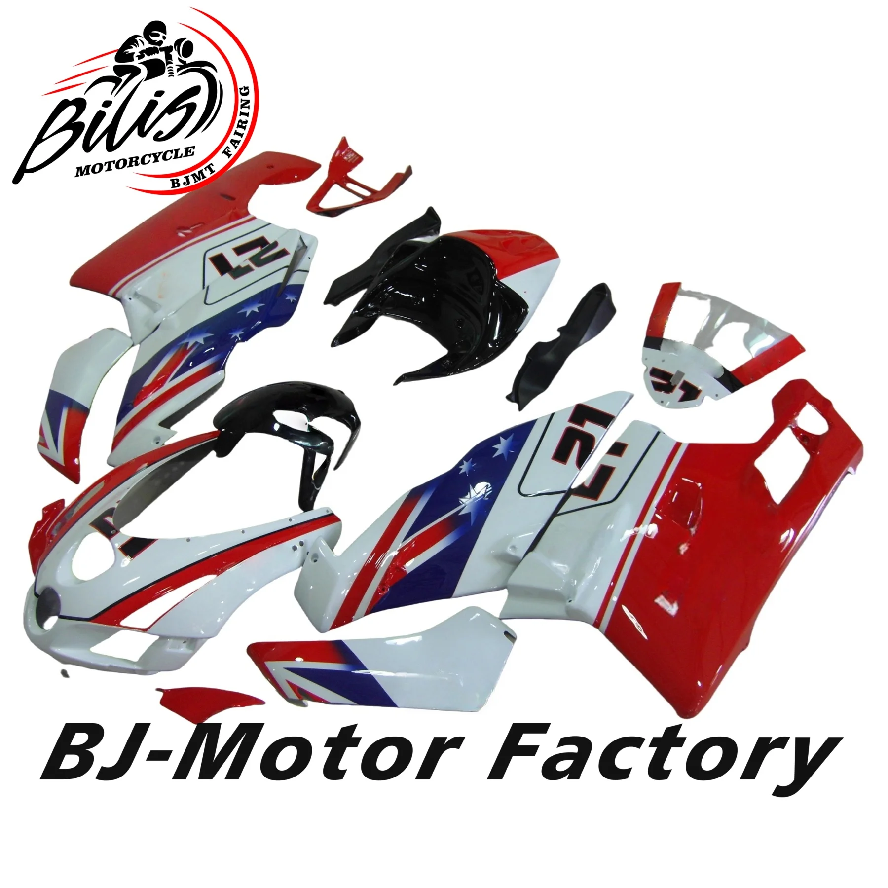 

Motorcycle Fairing Kits Fit for DUCATI 749 999 2003 2004 2005 2006 03 04 05 06 Injection Red White Black Bodywork Set