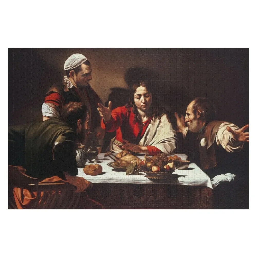 

Caravaggio - Supper at Emmaus 1601 Jigsaw Puzzle Customs With Photo Personalised Name Personalized Puzzle