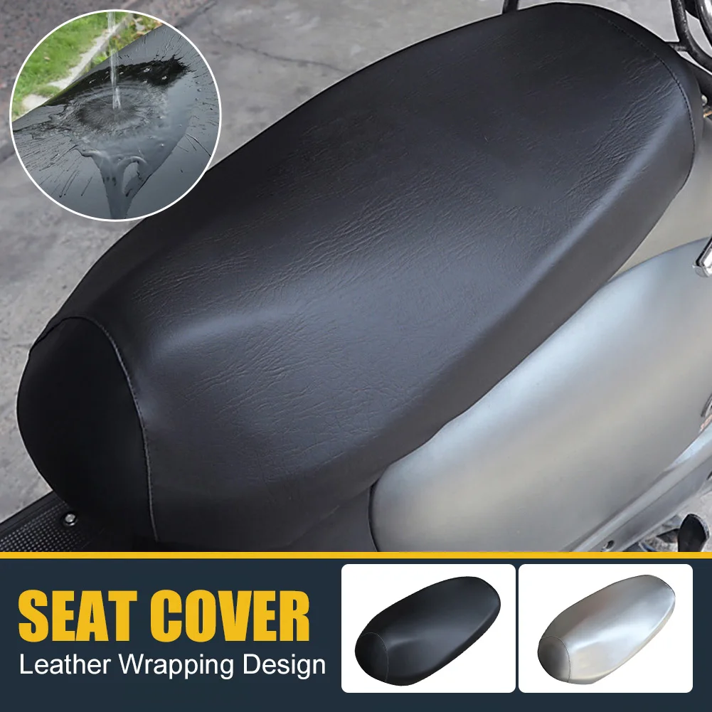 

Universal 90cm Motorcycle Seat Cover Leather Waterproof Dustproof Sunscreen Motorbike Scooter Cushion Seat Cover Protector Cover