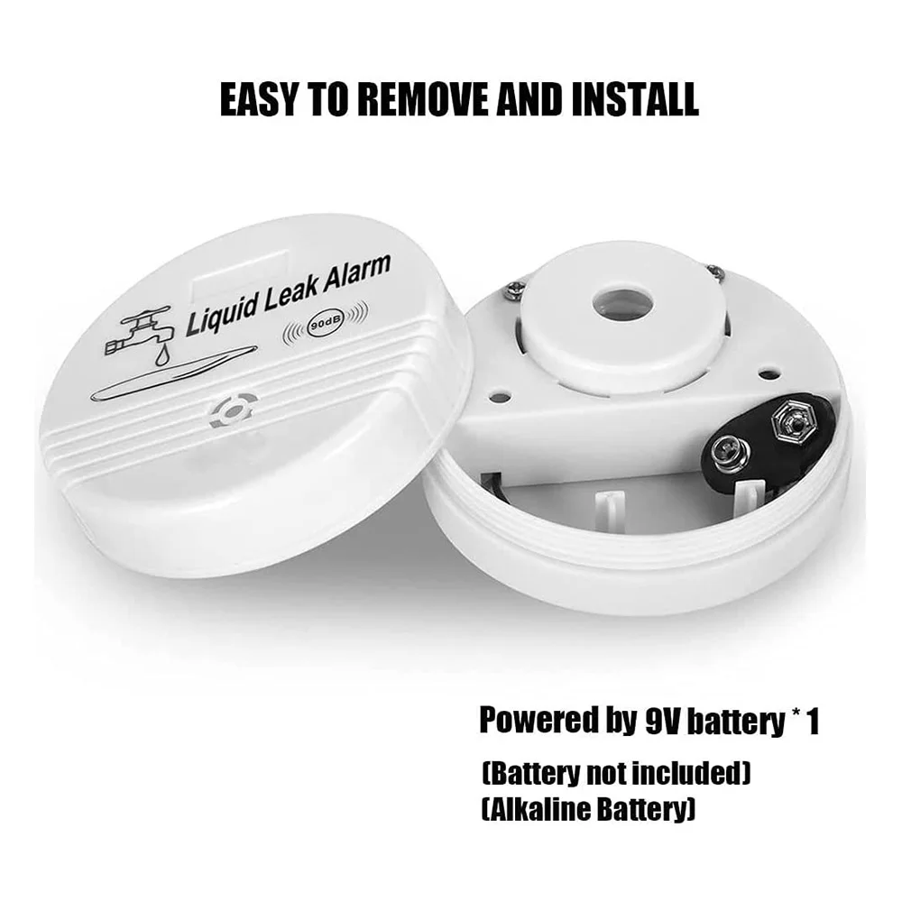 Home Intelligent Water Leak Alarm Water Leak Detector Overflow Alarm Flood Detector Bathroom Kitchen Water Level Alarm