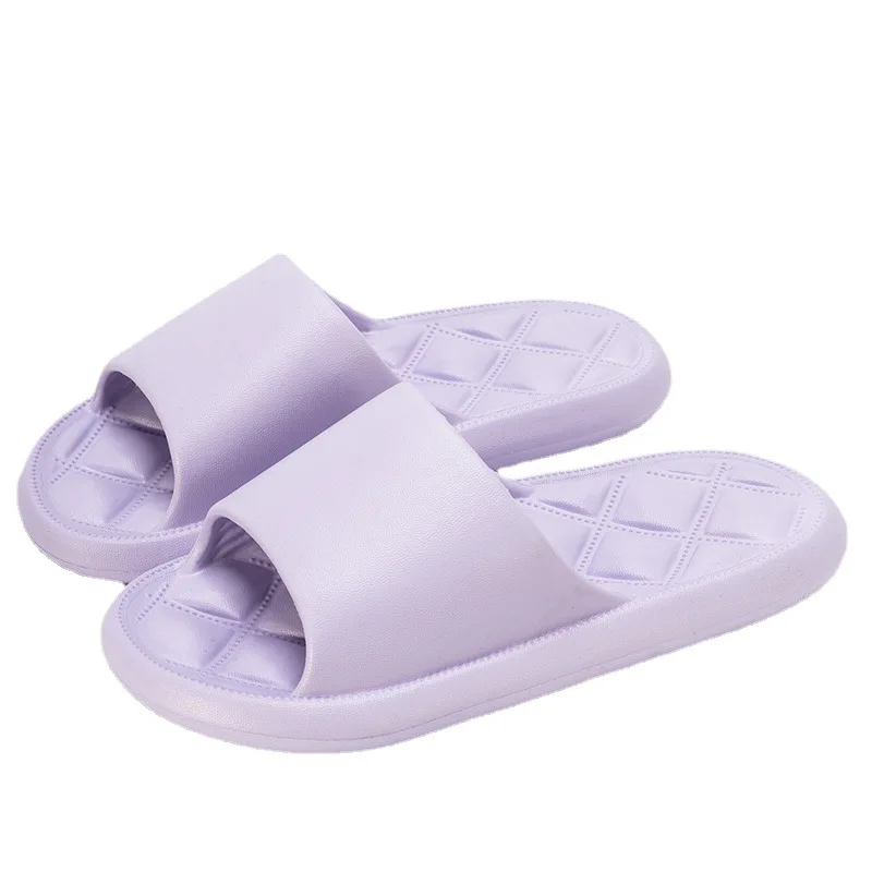 Women's Thick Platform Cloud Slippers Eva Soft Slides Men Summer Beach Flip Flops Women Shoes Non Slip Bathroom Home Slippers