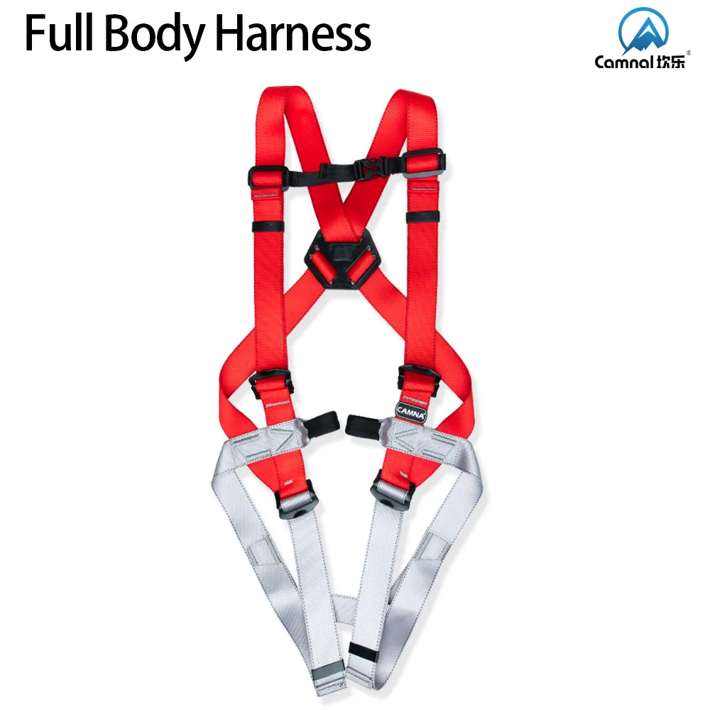 

Camnal Outdoor High-Altitude Work Rescue Harness, Rock Climbing, Rapid Descent Tunnel Protection, Full Body Safety Harness