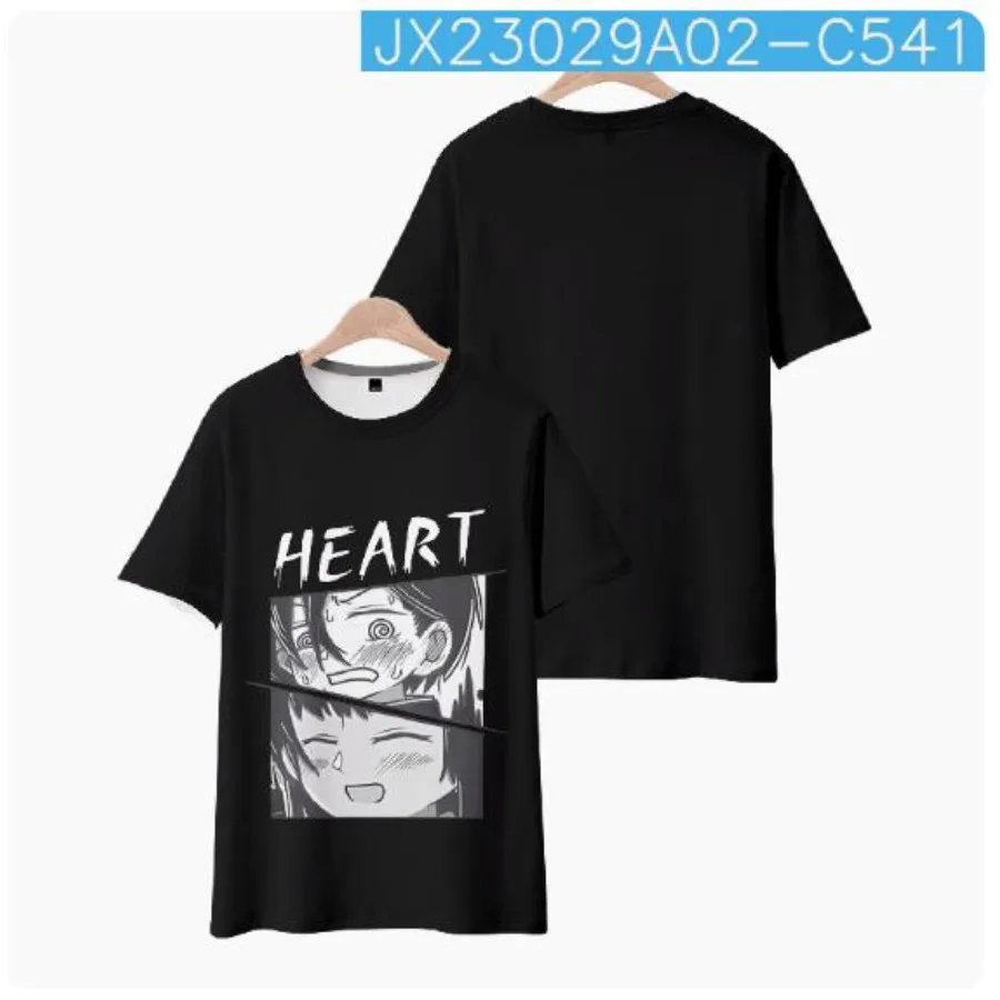 Summer The Dangers in My Heart Anna Yamada 3D Print T Shirt Women Men O-neck Short Sleeve Funny Tshirt Graphic Tees Streetwear images - 6