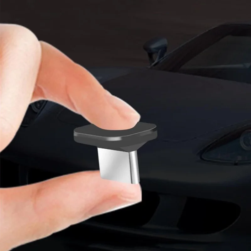 Free Custom Laser Engraving LOGO Black Mini Metal Car Music USB Flash Drive Type-C Interface 4GB 8GB 16GB 32GB 64GB 128GB