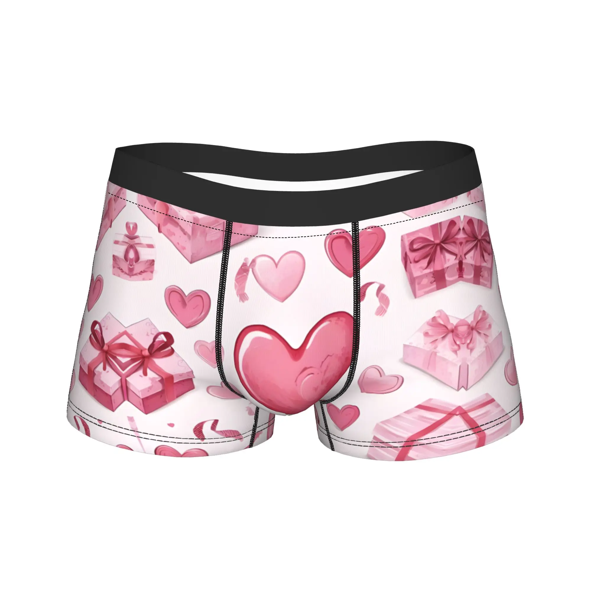 Red Heart Love Heart boyfriend Merch Boxers Briefs Funny Underwear  Boxer Briefs Gag Gift For Man