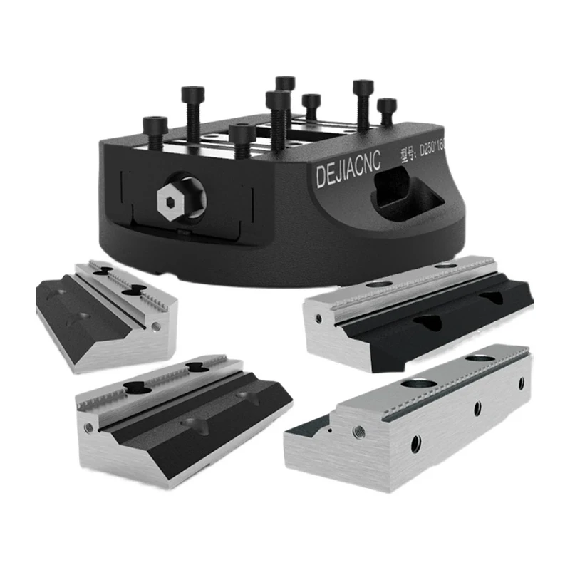 Self-centering five-axis concentric vise dust-proof anti-iron filings with the same movement centering fixture CNC CNC special