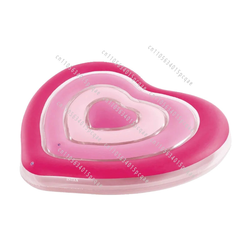 Love Inflatable Floating Bed Water Bed Beach Mat Floating Board Adult Children Water Floating view 5