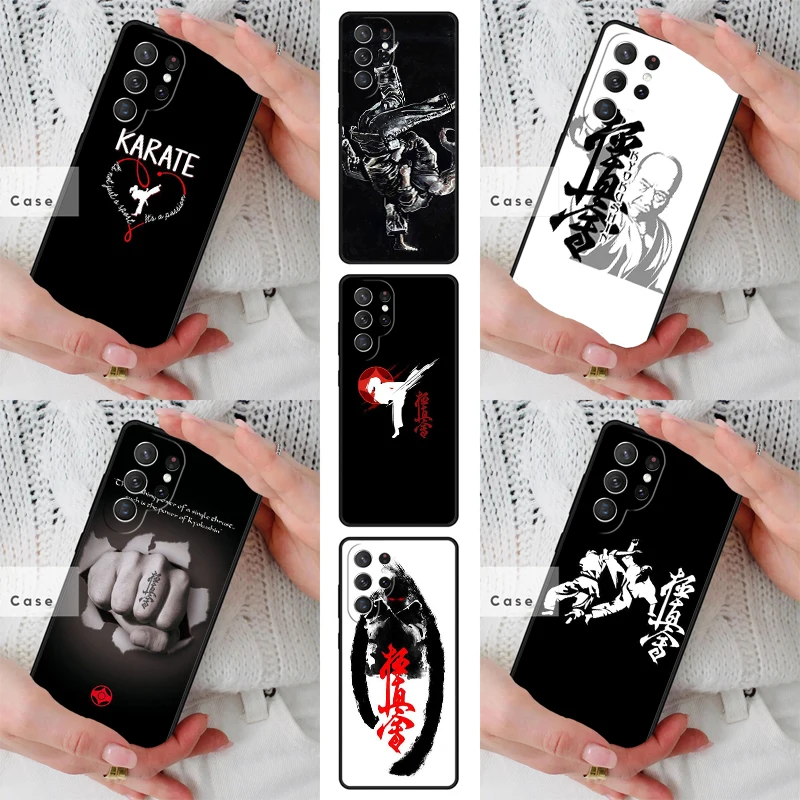 Kung Fu Oyama Kyokushin Karate TPU Phone Case for Samsung Galaxy S26 S25 S24 S23 S22 S21 S20 Note10 Plus FE Ultra Cover