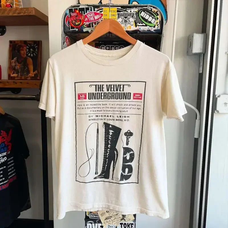 The Velvet Underground band 90s Remake White T shirt Sizes S-5XL NH17658