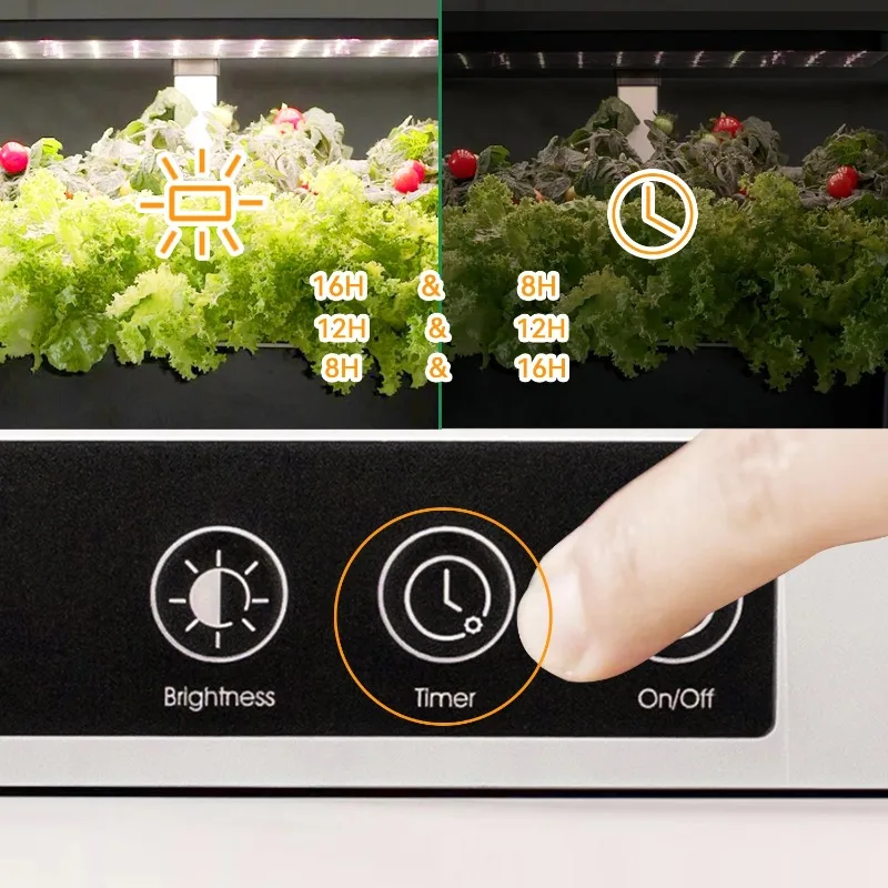 YL1 OEM Customized smart garden indoor herb garden planters hydroponic growing systems kitchen smart planter pot