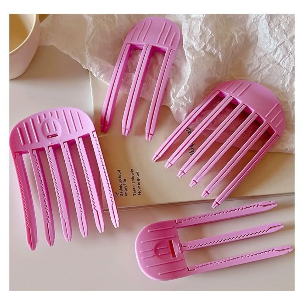 Air Bangs Hair Root Fluffy Clips Cushion Hair Root Hair Styling Tools Curling Hairpin Exquisite Telescopic Plastic Hair Curlers