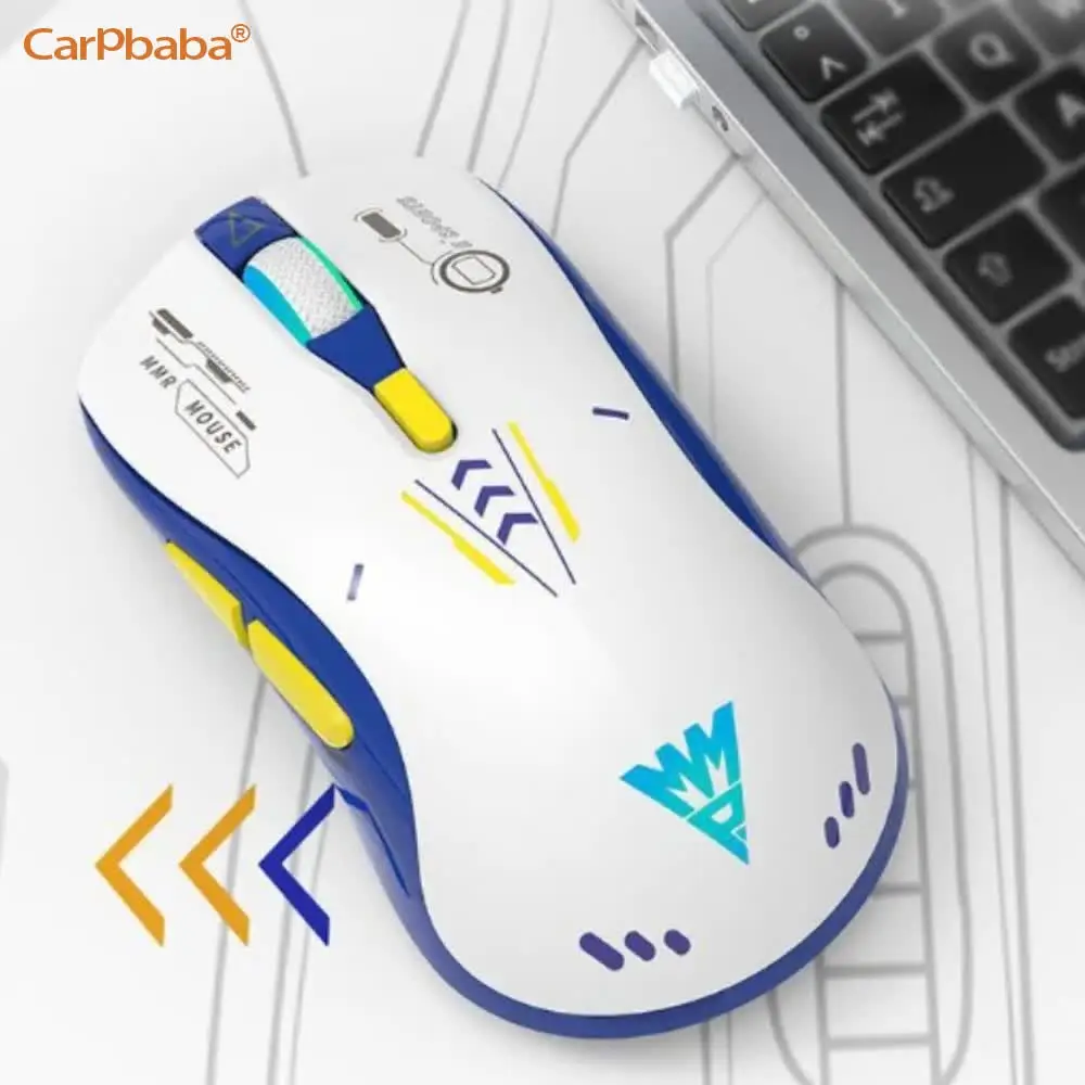 M6 Wireless Gaming Mouse Mech Edition 2.4g Bluetooth Dual Mode Gaming Laptop E-Sports Silent Office Comfortable And Beautiful