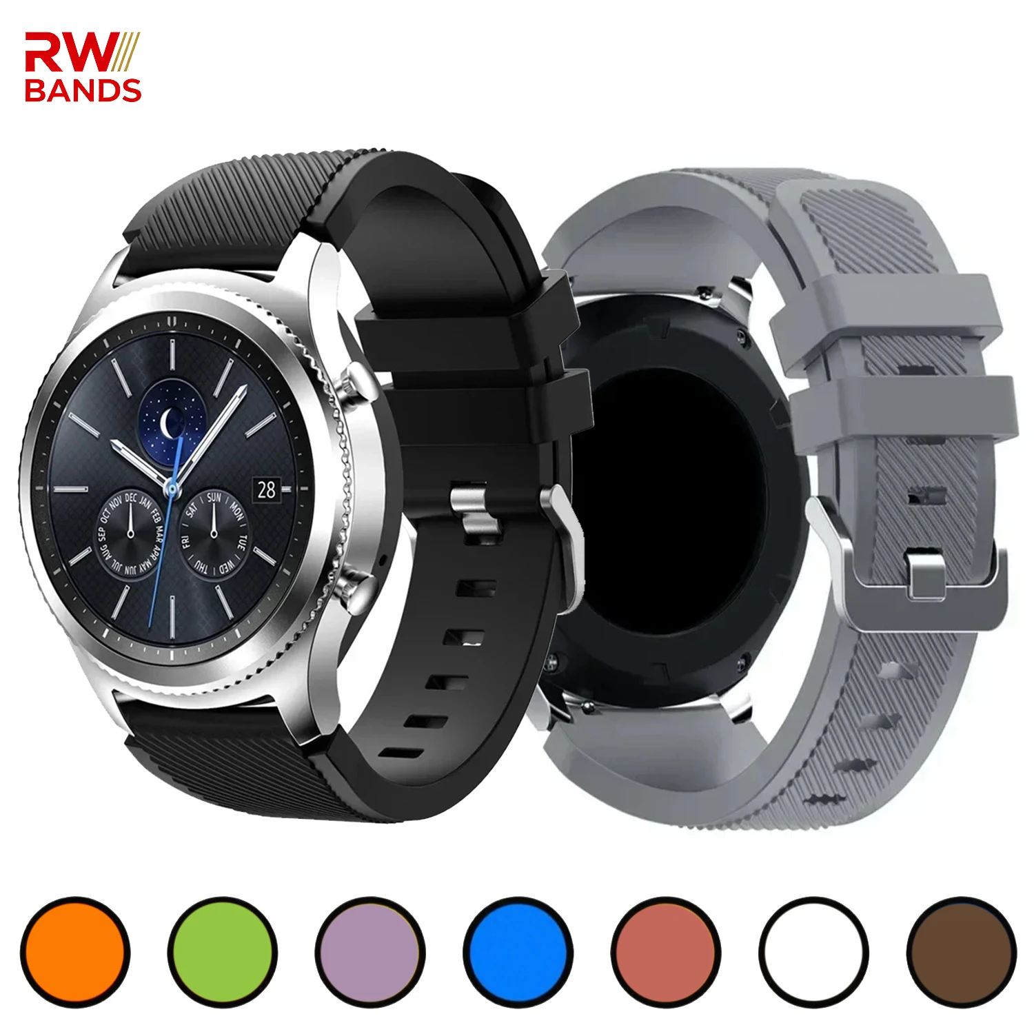 22mm Silikonarmband für Amazfit Balance2 /GTR 47mm/GTR 4 3pro/Bip 6 5 Sport Armband Correa für Amazfit Stratos 2 /3/ Pace Armband
