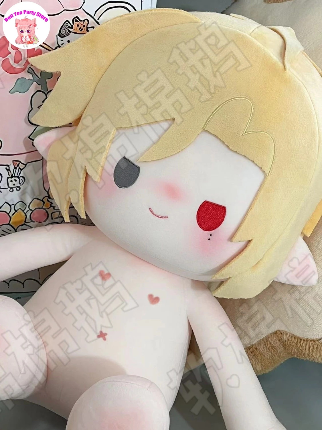 Anime Zenless Zone Zero Hugo Villard atributo muñeco de peluche suave cuerpo 40cm postura sentada vestir almohada juguetes muñecas figura regalo