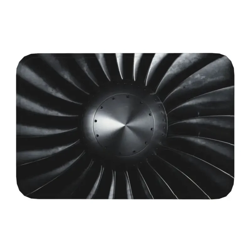 Airplane Jet Engine Floor Door Kitchen Bathroom Mats Indoor Flight Pilot Aviator Aviation Living Room Entrance Carpet Rug