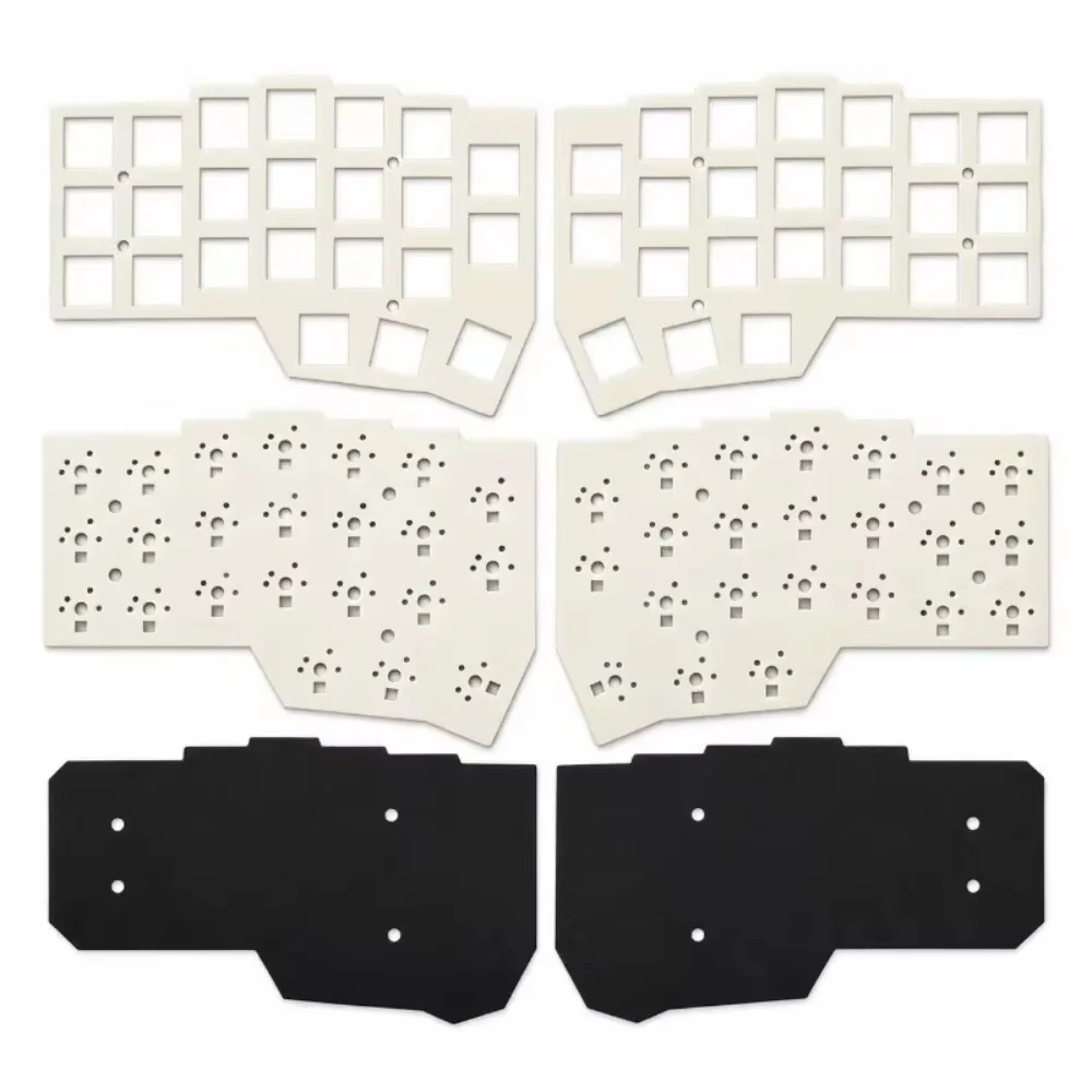 CORNE V4.1 Split Ergonomic Keyboard Kit Aluminum Alloy Anodized Case 42 Keys DIY Custom Kit Mechanical Keyboard Accessories Gift