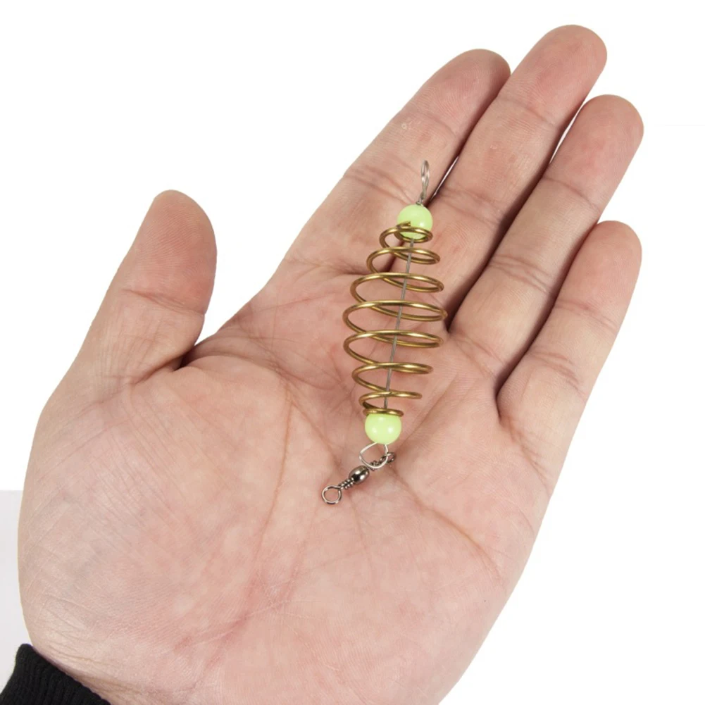 

High Quality Brand New Fishing Cage Fishing Bait Bait Cage Stainless Steel 20 Pcs Bait Holder Fishing Terminal Tackle