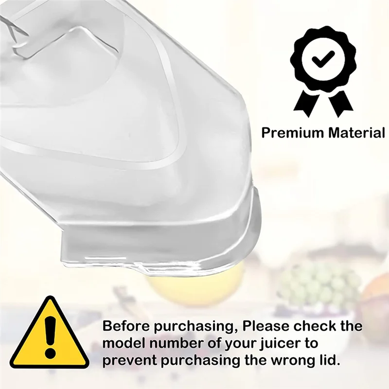 Nuovo coperchio beccuccio da 2 pezzi per coperchio frullatore Ninja, parti di ricambio per frullatore Ninja coperchio brocca da 72 Oz coperchio beccuccio con patta, trasparente