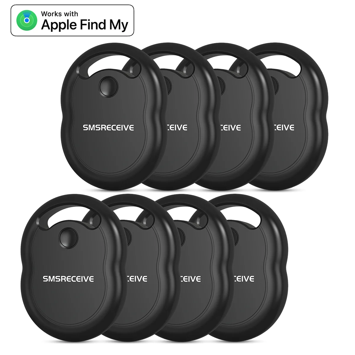 

Мини-трекер Smart Tracker Find Locator, совместимый с приложением Apple Find My, для поиска сумок, ключей, велосипедов, кошельков, устройство для предотвращения потери вещей, Bluetooth GPS-трекер.